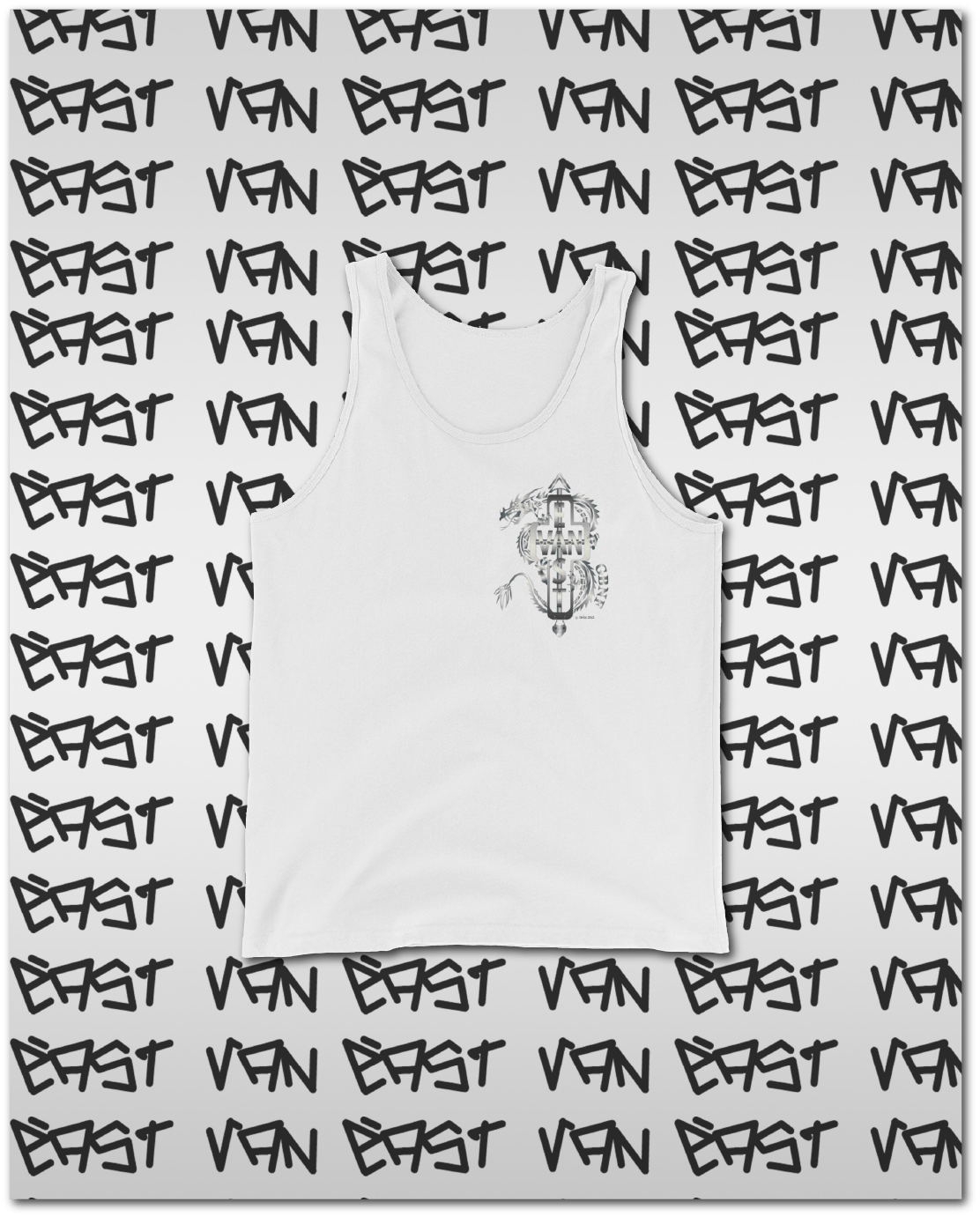 East-van-dragon-white-tank-top